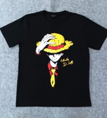 Аниме тениска One Piece с Monkey Luffy