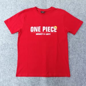 Червена Тениска One Piece с Луфи Gear 5 - Hover Image