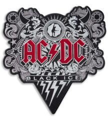 Голяма бродирана рок нашивка AC/DC Black Ice за гръб на яке