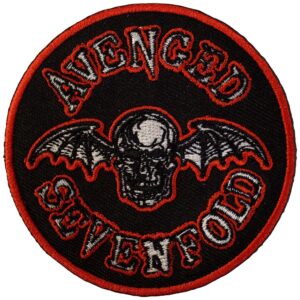 Рок нашивка Avenged Sevenfold Logo оригинален бродиран пач