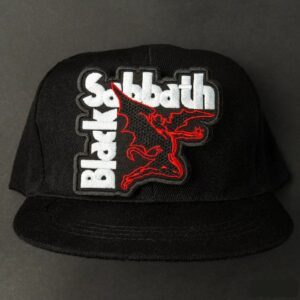 Нашивка Black Sabbath с падналия ангел - бродиран метъл пач - Hover Image
