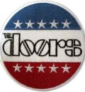 Официално лицензирана кръгла рок нашивка на The Doors със звезди