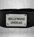 Кожена гривна с плочка на Hollywood Undead