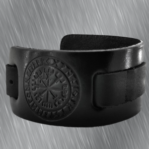 Качествена гривна с Vegvisir викингския компас