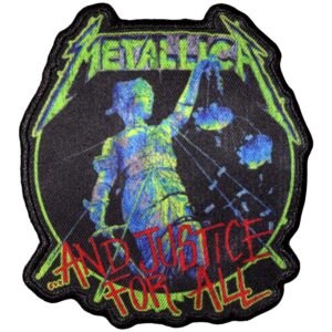 Оригинална рок нашивка Metallica And Justice For All с Лейди Юстиция