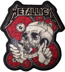 Лицензирана метъл нашивка Metallica The Shortest Straw Red Eyes