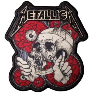 Лицензирана метъл нашивка Metallica The Shortest Straw Red Eyes