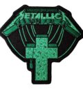 Оригинална бродирана метъл нашивка Metallica Master Of Puppets в зелен цвят