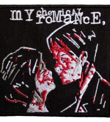 Бродирана черна нашивка на My Chemical Romance с дизайн от албума Three Cheers for Sweet Revenge