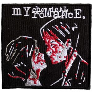 Бродирана черна нашивка на My Chemical Romance с дизайн от албума Three Cheers for Sweet Revenge