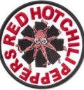 Оригинална кръгла рок нашивка Red Hot Chili Peppers с октопод