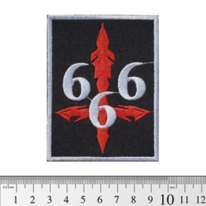 Метъл нашивка Deicide 666 бродиран пач за дрехи