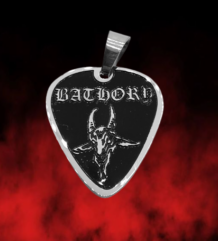 Bathory медальон с форма на перце за китара