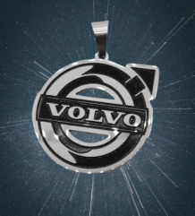 Качествен медальон с логото на Volvo