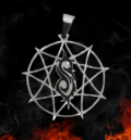 Мъжки медальон на Slipknot с пентаграма