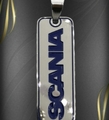 Медальон с логото на Scania от стомана