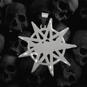 Медальон на Slipknot с червен надпис - Hover Image