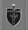 Блек метъл медальон на Burzum