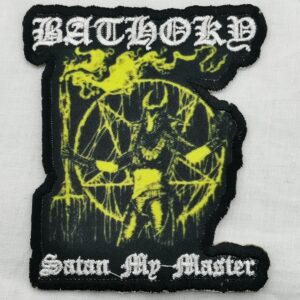 Метъл нашивка Bathory Satan My Master бродирана