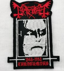 Метъл нашивка Mayhem Euronymous Tribute бродирана