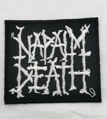 метъл нашивка napalm death logo