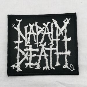метъл нашивка napalm death logo