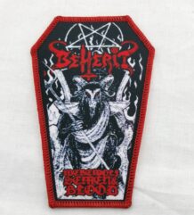 Бродирана метъл нашивка Beherit Werewolf Semen and Blood във форма на ковчег