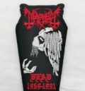 Метъл нашивка Mayhem Dead Tribute форма ковчег