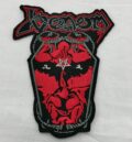 Метъл нашивка Venom Coffin Demon червено и черно