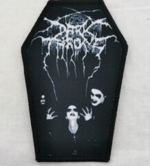 Метъл нашивка Darkthrone Coffin Band форма ковчег