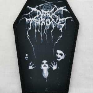 Метъл нашивка Darkthrone Coffin Band форма ковчег