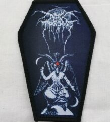 Метъл нашивка Darkthrone Baphomet Coffin блек метъл