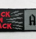 Рок нашивка AC/DC Back in Black везана за дрехи