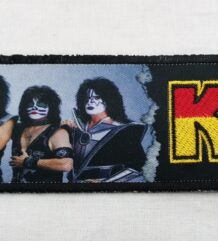 Рок нашивка KISS Rock Stars с лицата на групата