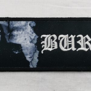 Метъл нашивка Burzum Filosofem с бял готически надпис