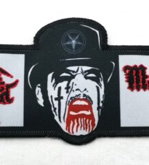 метъл нашивка King Diamond Mercyful Fate с грима на Краля