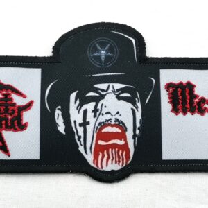 метъл нашивка King Diamond Mercyful Fate с грима на Краля