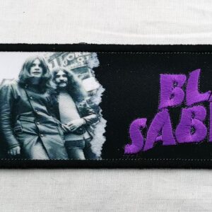 Рок нашивка Black Sabbath Master of Reality лилаво лого