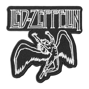 Оригинална бродирана рок нашивка Led Zeppelin Falling Angel