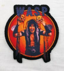 Рок нашивка W.A.S.P. Blackie Lawless кръгла