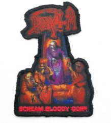 Рок нашивка Death Scream Bloody Gore цветна