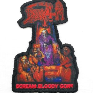 Рок нашивка Death Scream Bloody Gore цветна