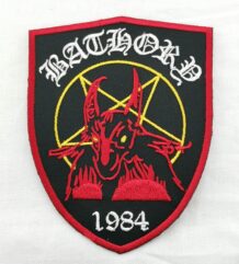 Метъл нашивка Bathory 1984 щит