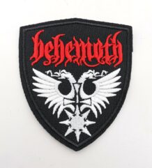 метъл нашивка Behemoth щит с 3D бродерия