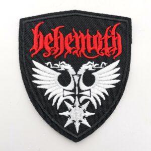 метъл нашивка Behemoth щит с 3D бродерия