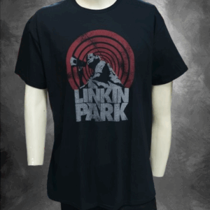 Черна тениска Linkin Park от памук