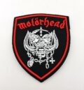 Метъл нашивка Motörhead Shield Logo везана във форма на щит