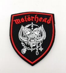 Метъл нашивка Motörhead Shield Logo везана във форма на щит
