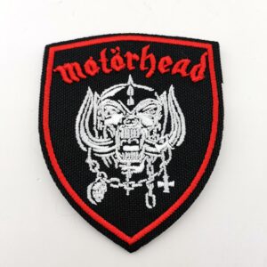 Метъл нашивка Motörhead Shield Logo везана във форма на щит