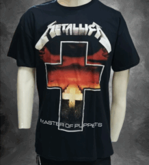 Черна тениска Metallica - Master of Puppets